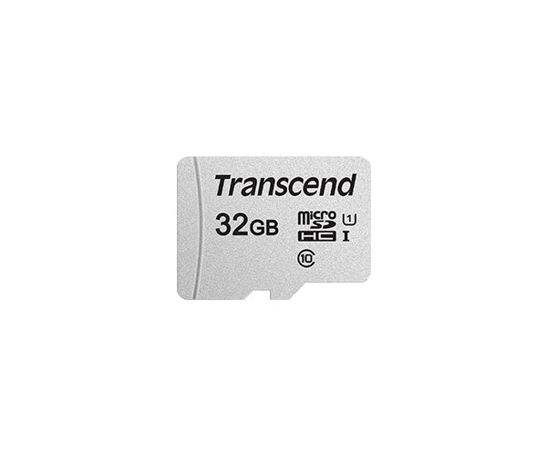 Transcend 300S 32GB MicroSDHC UHS-I Klasse 10 Speicherkarte (TS32GUSD300S) afbeelding 1