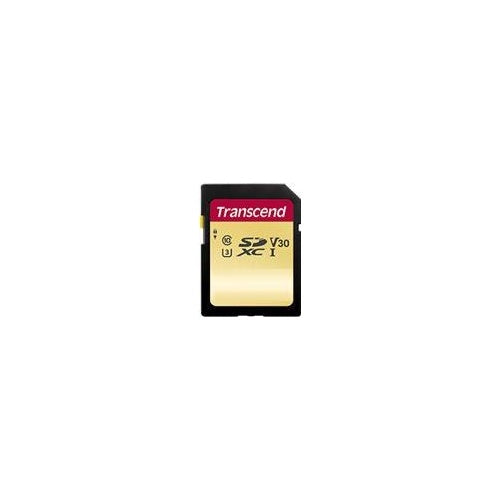 Transcend 500S - Flash-Speicherkarte - 128GB - Video Class V30 / UHS-I U3 / Class10 - SDXC UHS-I (TS128GSDC500S) afbeelding 1