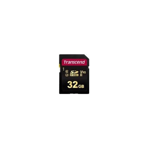 Transcend 700S - Flash-Speicherkarte - 32GB - Video Class V90 / UHS-II U3 / Class10 - SDXC UHS-II (TS32GSDC700S) afbeelding 1
