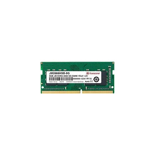 Transcend JetRAM - DDR4 - Modul - 16 GB - SO DIMM 260-PIN - 2666 MHz / PC4-21300 - CL19 - 1.2 V - ungepuffert - non-ECC (JM2666HSB-16G) afbeelding 1