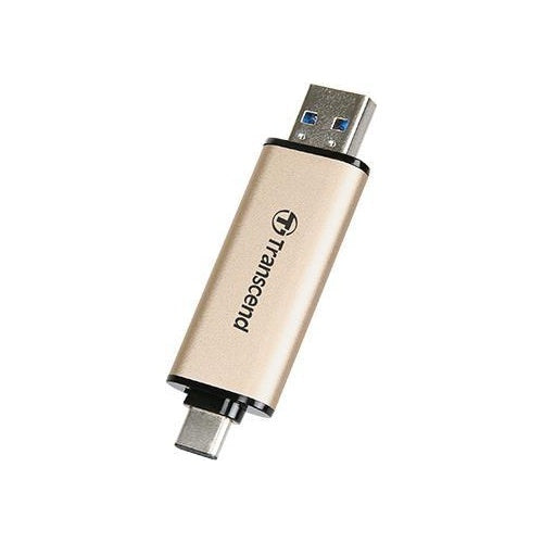 Transcend JetFlash 930C - USB-Flash-Laufwerk - 128 GB - USB 3.2 Gen 1 / USB-C - Gold afbeelding 1