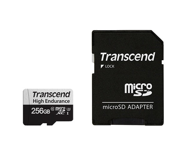 Transcend 350V Speicherkarte 256 GB MicroSDXC Klasse 10 (TS256GUSD350V) afbeelding 1