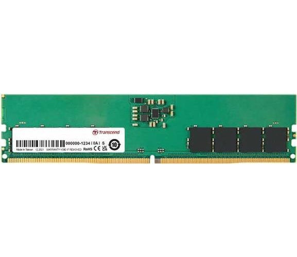 Transcend - DDR5 - Modul - 8 GB - DIMM 288-PIN - 4800 MHz / PC5-38400 - CL40 - 1.1 V - ungepuffert - non-ECC afbeelding 1