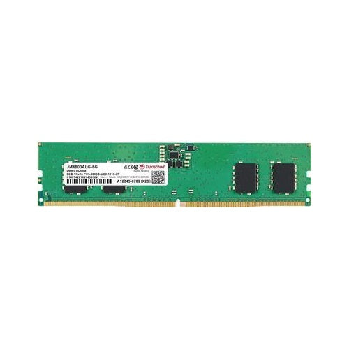 Transcend JetRAM - DDR5 - Modul - 8 GB - DIMM 288-PIN - 4800 MHz / PC5-38400 - CL40 - 1.1 V - ungepuffert - on-die ECC (JM4800ALG-8G) afbeelding 1