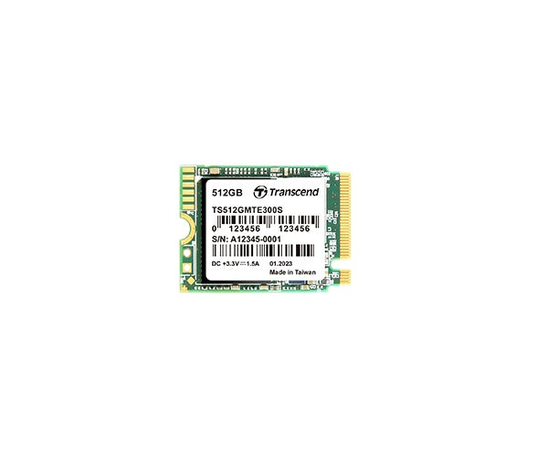 SSD 512GB Transcend M.2 MTE300S (M.2 2230) PCIe Gen3 x4 NVMe (TS512GMTE300S) afbeelding 1