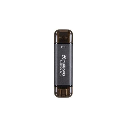 Transcend ESD310C - SSD - 512 GB - extern (tragbar) - USB 3.2 Gen 2x1 (USB-C Steckverbinder) - Schwarz afbeelding 1