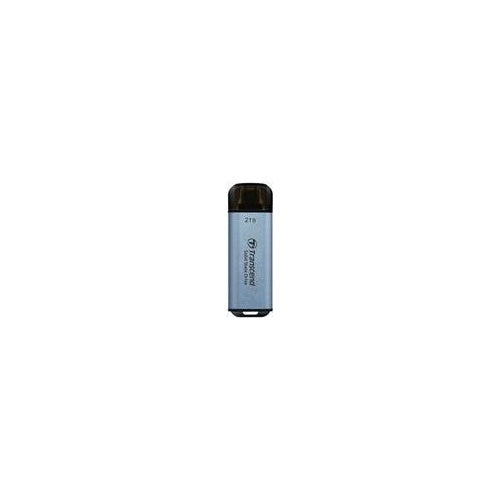 Transcend ESD300C - SSD - 512GB - extern (tragbar) - USB 3,2 Gen 2x1 (USB-C Steckverbinder) - himmelblau (TS512GESD300C) afbeelding 1