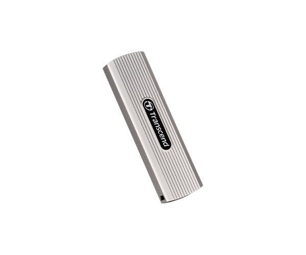 Transcend ESD320A - SSD - verschlüsselt - 512GB - extern (tragbar) - USB 3,2 Gen 2x1 - 256-Bit-AES - Soft Gray (TS512GESD320A) afbeelding 1