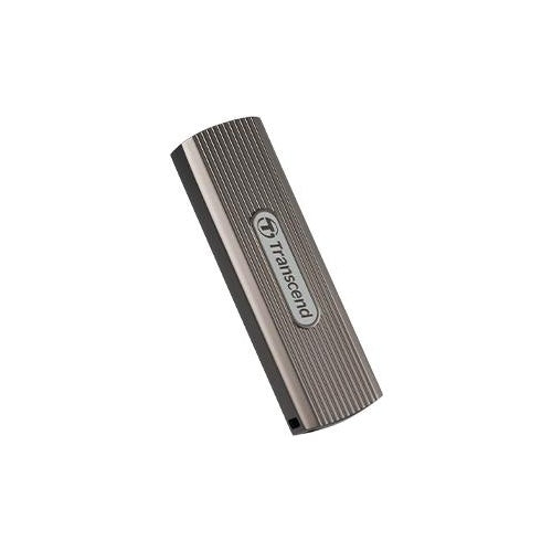 Transcend ESD330C - SSD - verschlüsselt - 512GB - extern (tragbar) - USB (USB-C Steckverbinder) - 256-Bit-AES - Dark Grayish Brown (TS512GESD330C) afbeelding 1