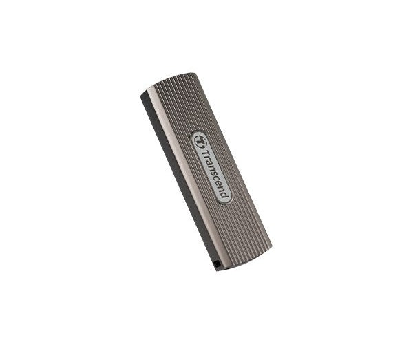 Transcend ESD330C - SSD - verschlüsselt - 1TB - extern (tragbar) - USB (USB-C Steckverbinder) - 256-Bit-AES - Dark Grayish Brown (TS1TESD330C) afbeelding 1