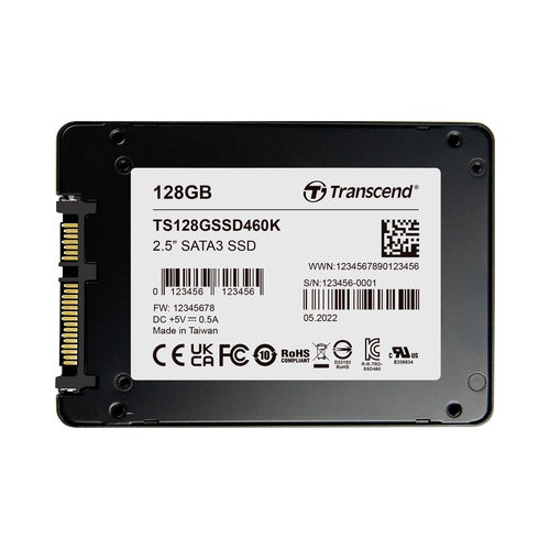 Transcend 128 GB Interne mSATA SSD TS128GSSD460K-VS1 (TS128GSSD460K-VS1) afbeelding 1