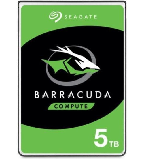 Seagate Guardian BarraCuda ST5000LM000 - Festplatte - 5 TB - intern - 2.5" (6.4 cm) - SATA 6Gb/s - 5400 U/min - Puffer: 128 MB afbeelding 1