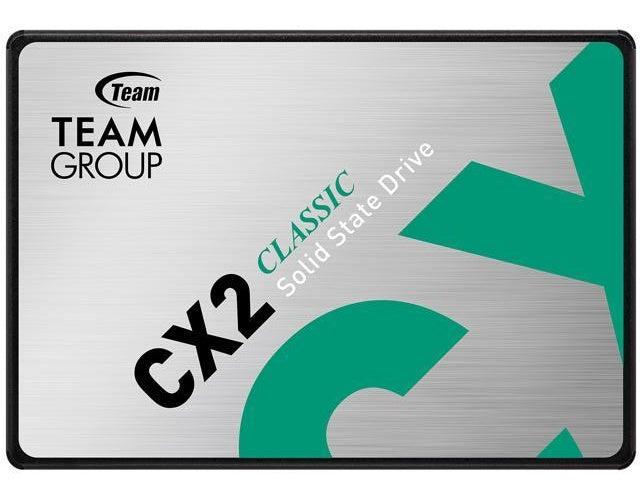 Team Group CX2 CLASSIC - SSD - 256GB - intern - 2.5" (6,4 cm) - SATA 6Gb/s - grün (T253X6256G0C101) afbeelding 1