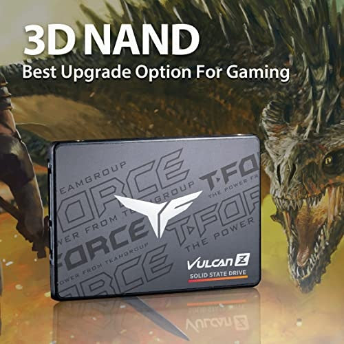Team Group T-FORCE Vulcan Z - SSD - 512GB - intern - 2.5" (6,4 cm) - SATA 6Gb/s (T253TZ512G0C101) afbeelding 2