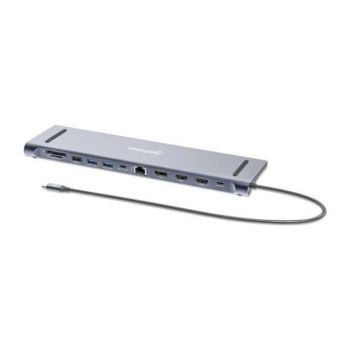 Manhattan Dockingstation 12-in-1 4K 1xHDMI 2xDP 3xUSB-A (190305) afbeelding 1
