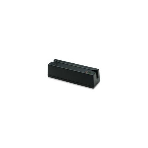 Manhattan Magnetic Strip Card Reader - Magnetkartenleser (Spuren 1, 2 & 3) - USB - Schwarz (460255) afbeelding 1