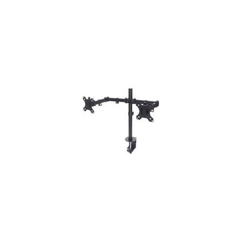 Manhattan Universal Dual Monitor Mount with Double-Link Swing Arms - Tischhalterung für 2 LCD-Displays - Stahl - Schwarz - Bildschirmgröße: 33-81.3 cm (13"-32") afbeelding 1