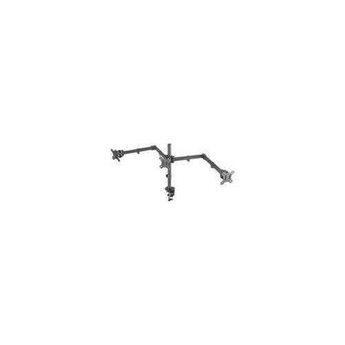 Manhattan Monitor Mount with Center Mount and Double-Link Swing Arms - Verstellbarer Arm für 3 LCD-Anzeigen - haltbarer Stahl - Bildschirmgröße: 33-68.6 cm (13"-27") - Tischmontage (optional), mit Klemme montierbar afbeelding 1