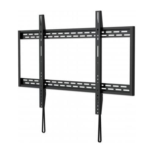 Manhattan Monitor/TV Wall Mount (fixed), 1 screen, 60-100", Vesa 200x200 to 900x600mm, Max 100kg, Black - Wandhalterung für LCD-/Plasmafernseher (Ultra-dünn) - Stahl - Schwarz - Bildschirmgröße: 152.4-254 cm (60"-100") afbeelding 1
