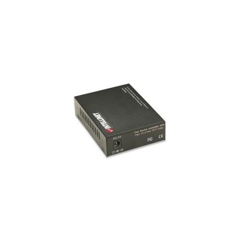 Intellinet Fast Ethernet Media Converter, 10/100Base-Tx to 100Base-Fx (ST) Multi-Mode, 2 km (1,24 mi) - Medienkonverter - 100Mb LAN - 10Base-T, 100Base-FX, 100Base-TX - 1310 nm (506519) afbeelding 1