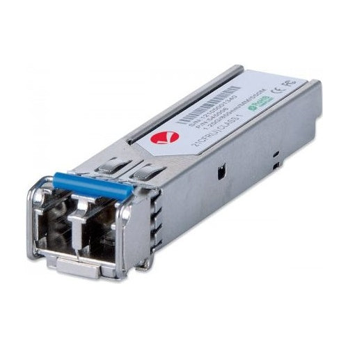 Intellinet Transceiver Module Optical, 10 Gigabit Fiber SFP+, 10GBase-SR (LC) Multi-Mode Port, 300m, MSA Compliant, Equivalent to Cisco SFP-10G-SR, Fibre, Three Year Warranty - SFP+-Transceiver-Modul - 10GbE - LC Multi-Mode - bis zu 300 m ( afbeelding 1