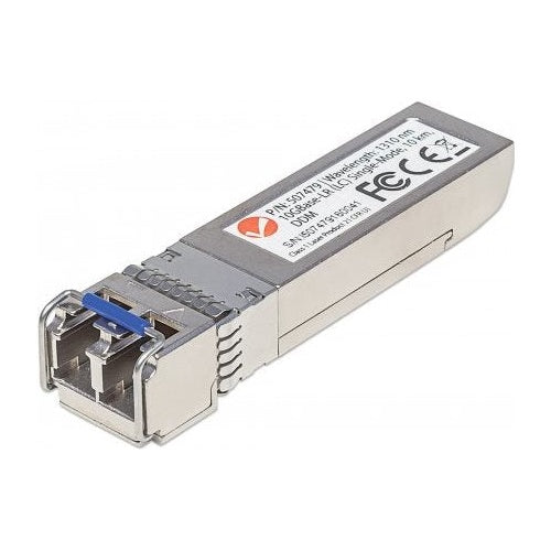Intellinet - SFP+-Transceiver-Modul - 10 Gigabit Ethernet - LC-Monomode - bis zu 10 km (507479) afbeelding 1