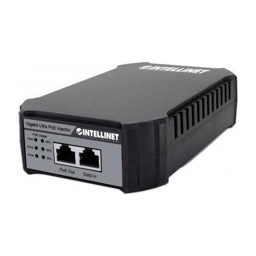 Intellinet Gigabit Ultra PoE-Injektor - 1 x 95 Watt-Port - IEEE 802.3bt und IEEE 802.3at/af-konform - Kunststoffgehäuse - Gigabit Ethernet - 10,100,1000 Mbit/s - IEEE 802.3,IEEE 802.3ab,IEEE 802.3af,IEEE 802.3at,IEEE 802.3bt,IEEE 802.3u - C afbeelding 1