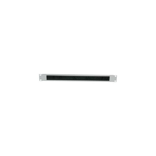 Intellinet - Rack-Blende mit Bürste für Kabeldurchführung - Schwarz, RAL 9005 - 2U - 48,3 cm (19") (712774) afbeelding 1