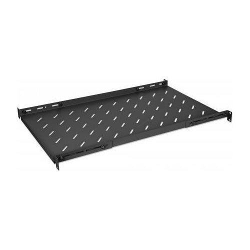 Intellinet - Rack - Regal - 48,30cm (19") variable rails, fixed mounting - Schwarz, RAL 9004 - 1U - 48,3 cm (19") (714716) afbeelding 1