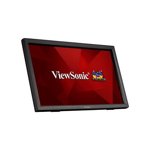 ViewSonic TD2423 - LED-Monitor - 61 cm (24") (23.6" sichtbar) - Touchscreen - 1920 x 1080 Full HD (1080p) @ 75 Hz - VA - 250 cd/m² - 3000:1 - 7 ms - HDMI, DVI-D, VGA - Lautsprecher afbeelding 1
