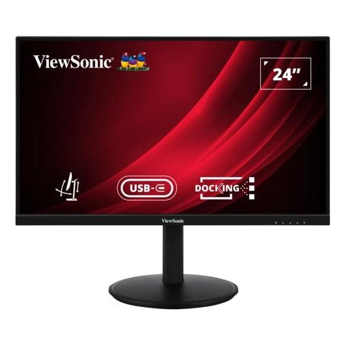 VIEWSONIC VG2409U-2 60,96cm 24Zoll FHD LED 100Hz 300cd/m2 5ms HDMI DP USB-C 65W DaisyChain 2x2.5W speakers [Energieklasse E] (VG2409U-2) afbeelding 1