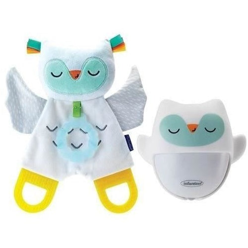 Coffret cadeau - INFANTINO - 302036 - Veilleuse et Chouette en peluche luminescente afbeelding 1
