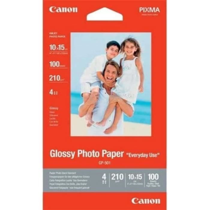 Canon GP-501 Glossy Photo Paper - 10x15cm - 210 g - 100 sheets