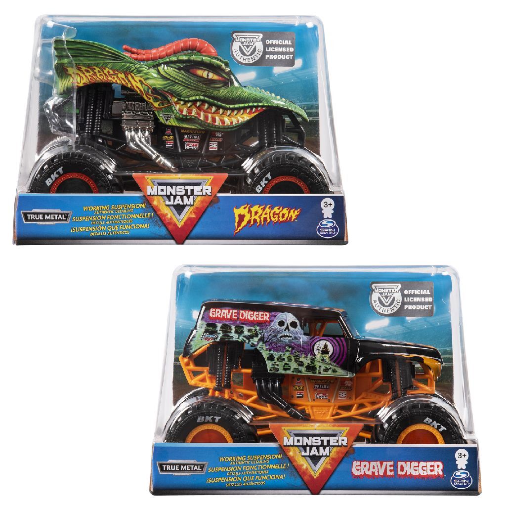 Monster Jam Die-Cast Monster Truck 1:24 Assorted