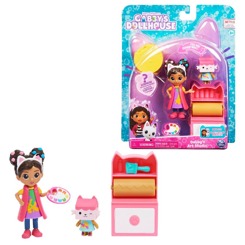 Gabby's Dollhouse Art Studio Playset for Creative Kids