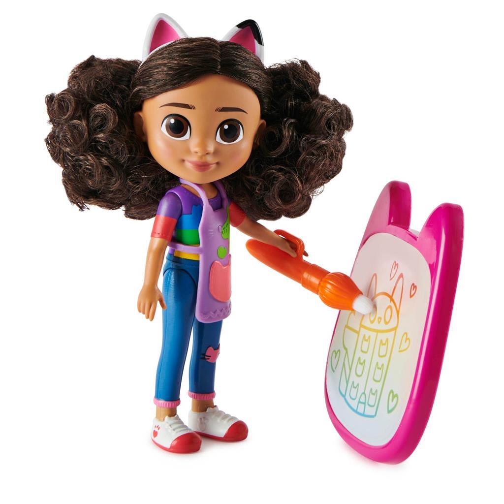 Gabby's Dollhouse Craft Playset - Includes Baby Kitty Figure and Drawing Pad