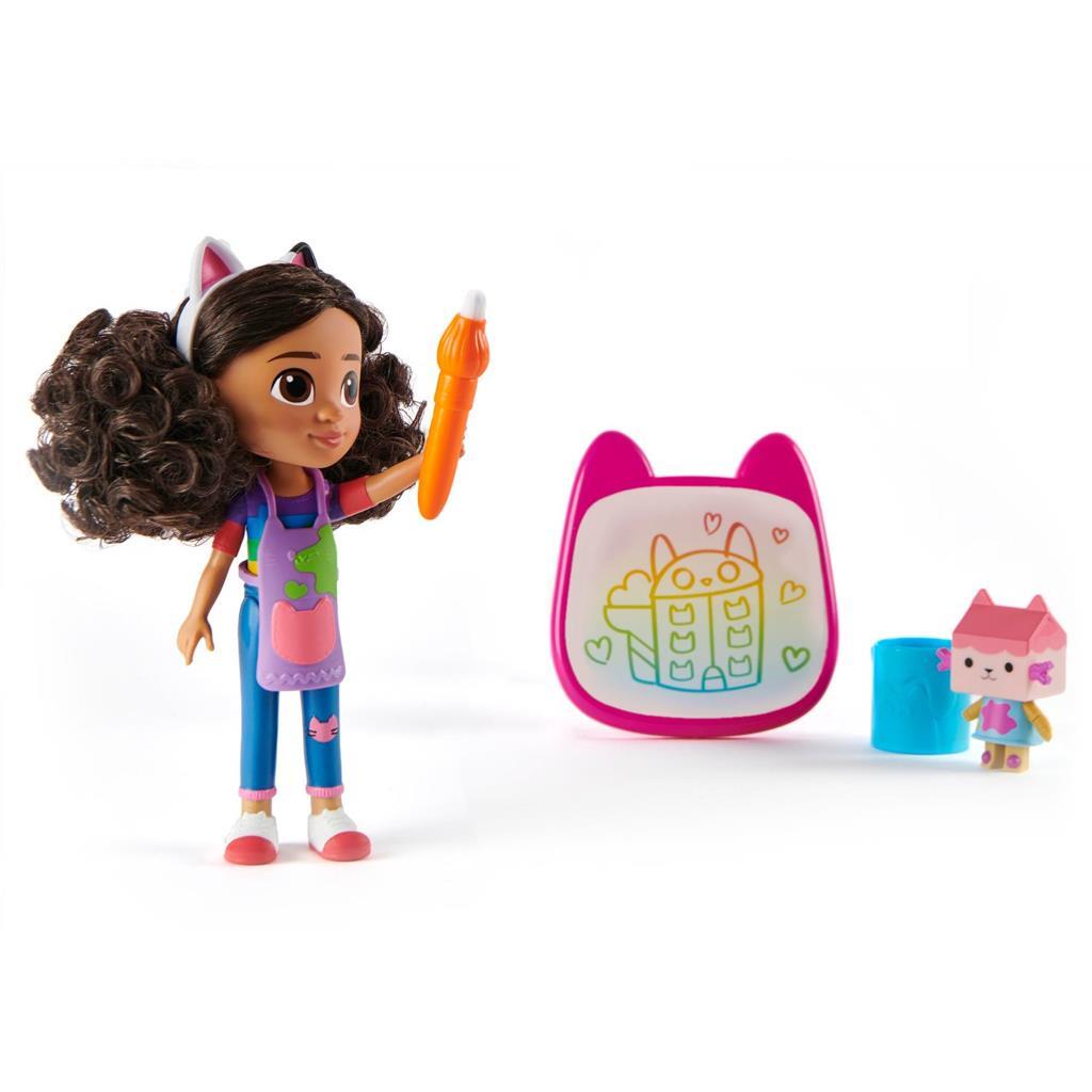 Gabby's Dollhouse Craft Playset - Includes Baby Kitty Figure and Drawing Pad