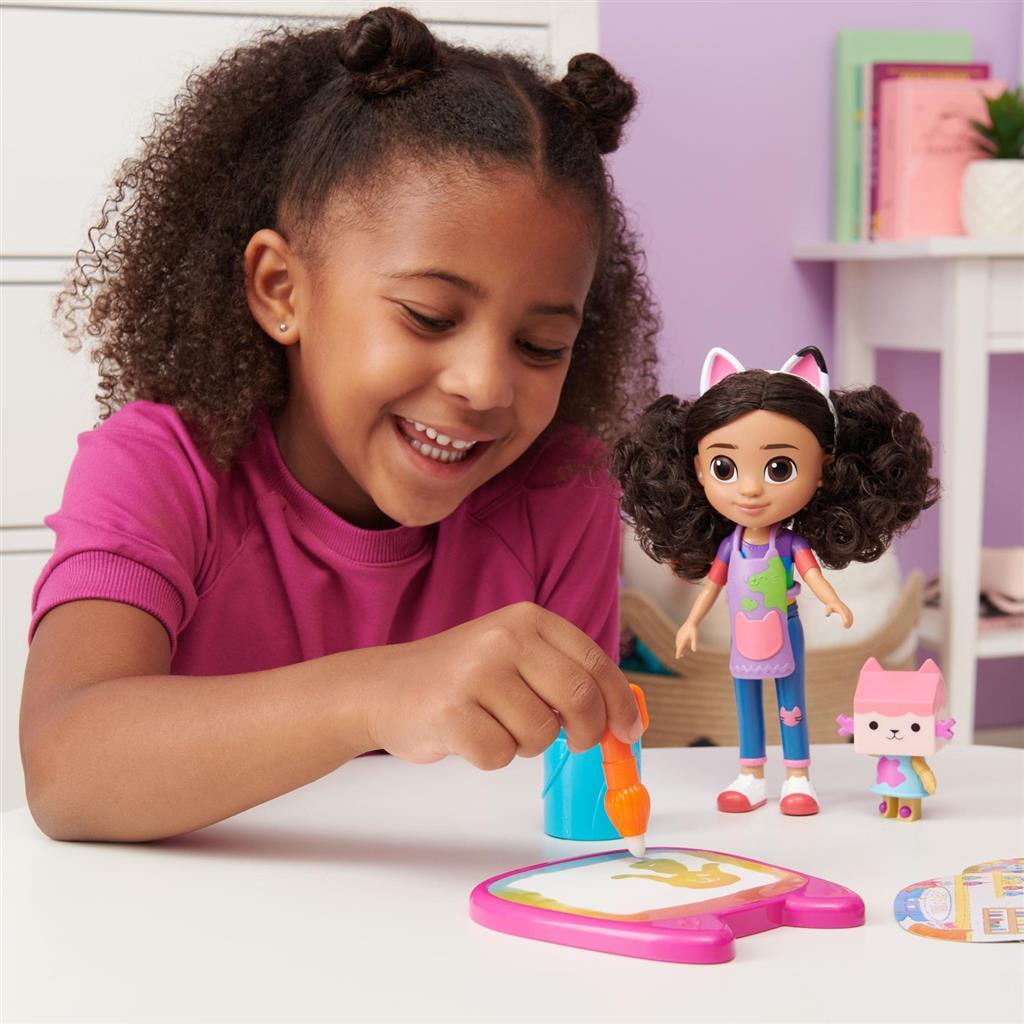 Gabby's Dollhouse Craft Playset - Includes Baby Kitty Figure and Drawing Pad