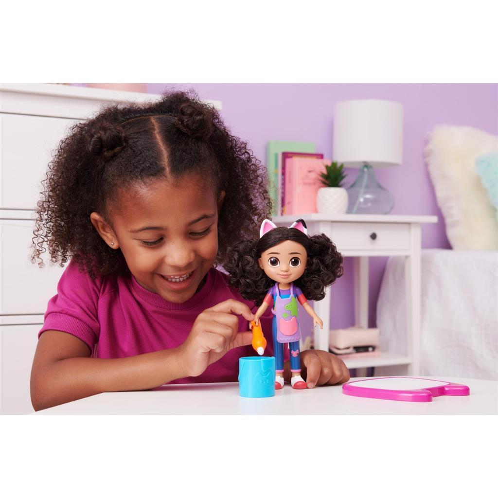 Gabby's Dollhouse Craft Playset - Includes Baby Kitty Figure and Drawing Pad