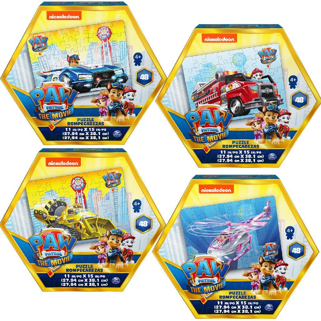 Paw Patrol The Movie Puzzle 48 Pieces Assorted