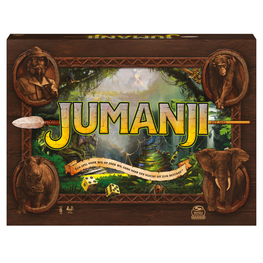 Spin Master Jumanji The Game - Adventure Board Game for 2 to 4 Players