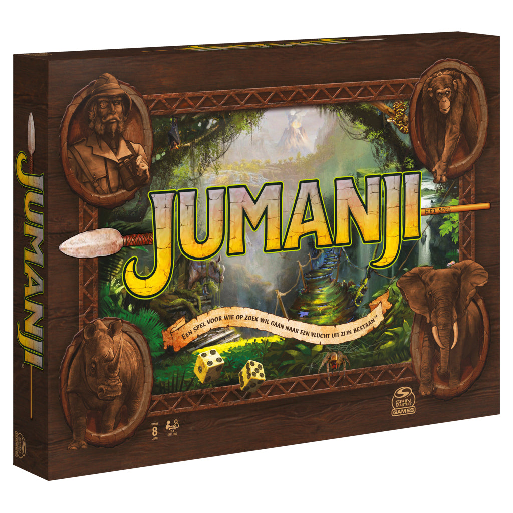 Spin Master Jumanji The Game - Adventure Board Game for 2 to 4 Players