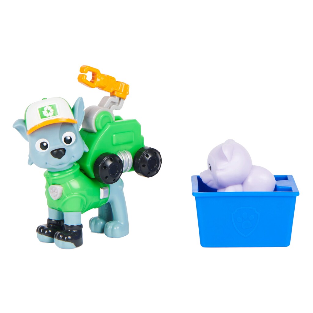 Paw Patrol Big Truck Pups Rocky Playset - Action Figure Set for Kids
