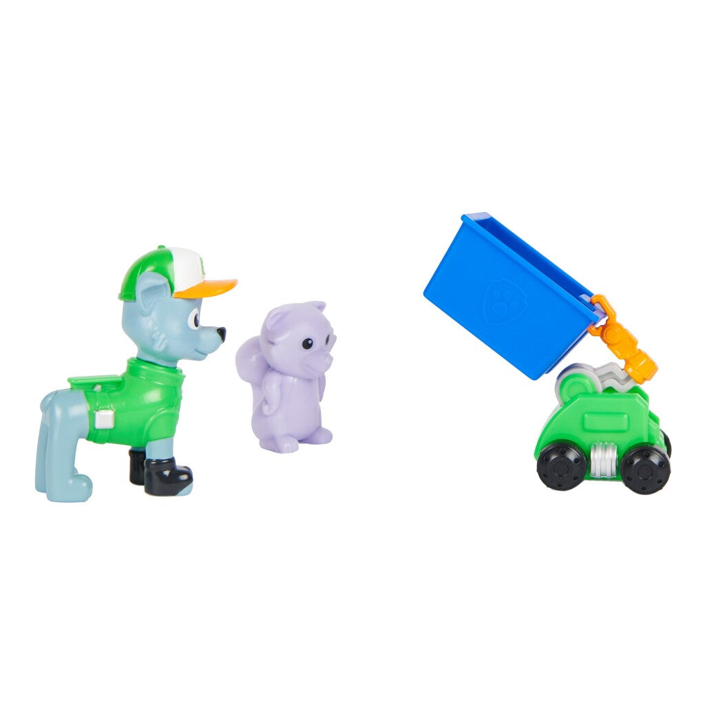 Paw Patrol Big Truck Pups Rocky Playset - Action Figure Set for Kids
