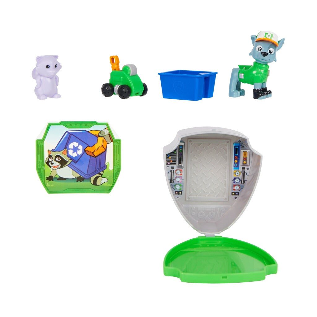 Paw Patrol Big Truck Pups Rocky Playset - Action Figure Set for Kids