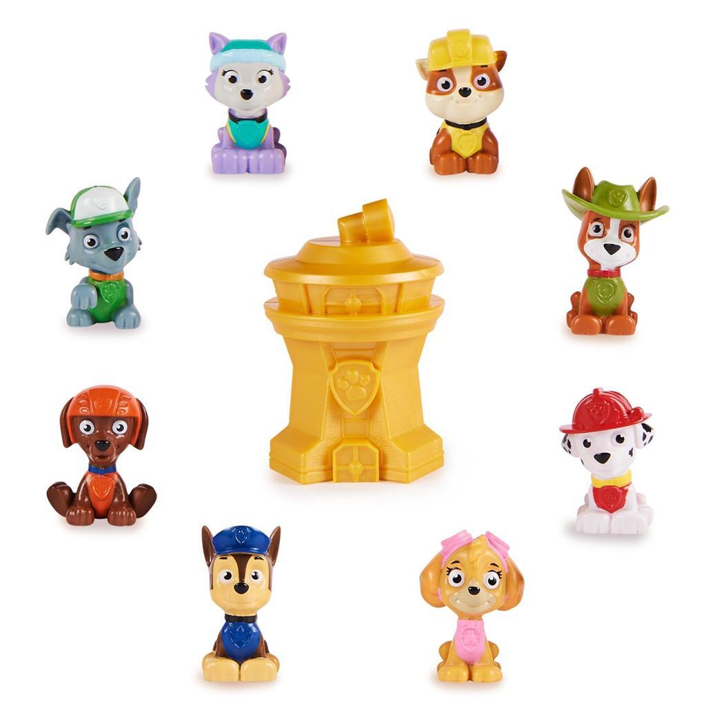 Paw Patrol Gift Set with 10 Figures of Pups in Signature Uniforms