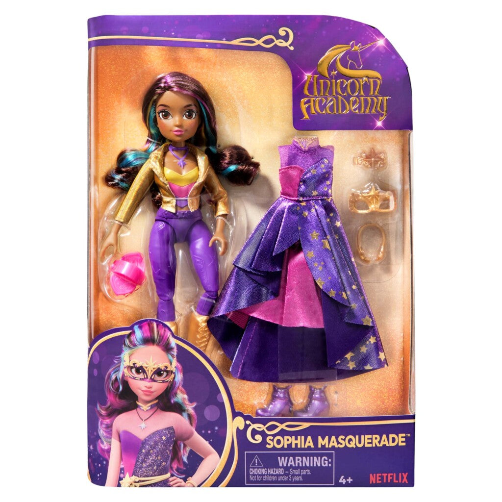 Unicorn Academy Doll Sophia Masquerade Ball - 24 cm - Fashion Doll