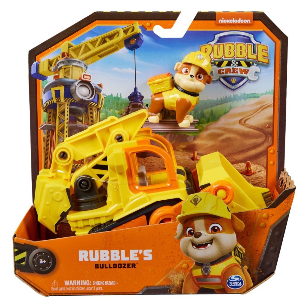 Paw Patrol Rubble & Crew Rubble's Bulldozer + Figure