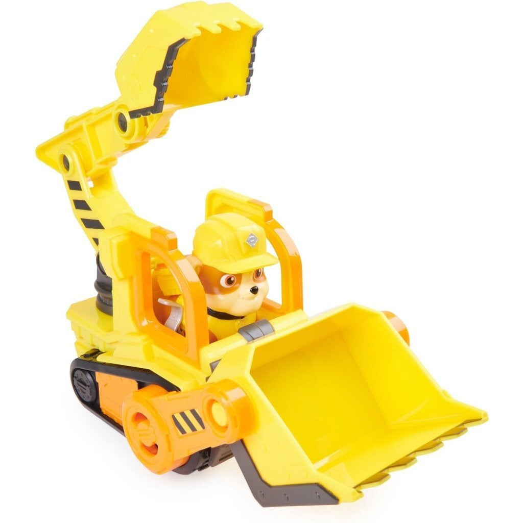 Paw Patrol Rubble &amp; Crew Rubble&rsquo;s Bulldozer + Figuur afbeelding 5
