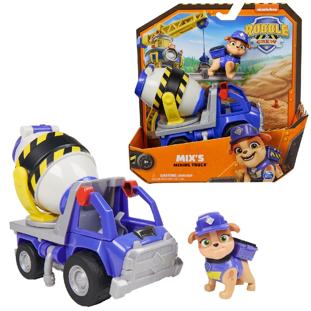 Paw Patrol Rubble and Crew Cement Truck